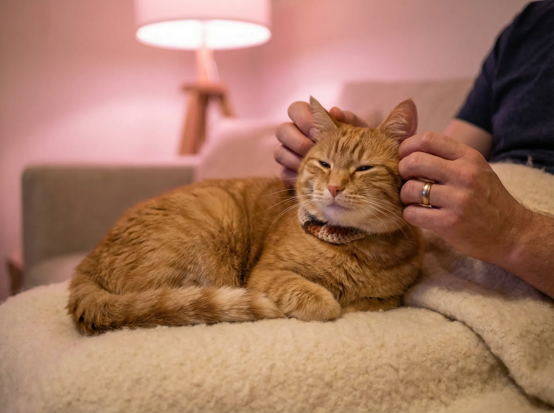 猫咪被温柔抚摸的幸福时刻 - 打扑克视频全程去掉马赛克